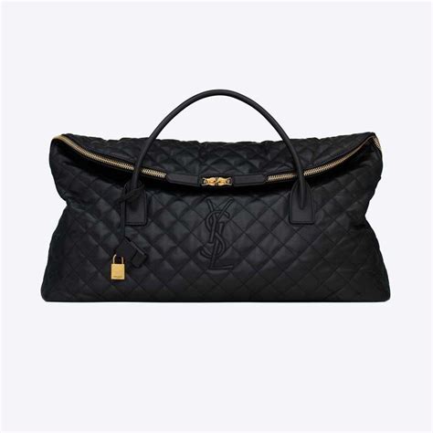 ysl es giant travel bag in quilted leather|es giant leather bag.